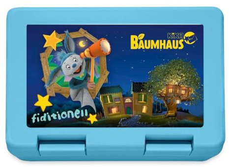Spreadshirt KiKA-Baumhaus Mit Fidi Teleskop Brotdose Lunchbox