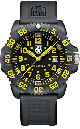 Luminox - G Kollektion Sea Lion Herrenuhr 44mm - Militäruhr in Schwarz mit Datumsanzeige 100m Wasserdicht - Mehrere Varianten - Hergestellt in der Schweiz - Herren Uhr - Hergestellt in der Schweiz
