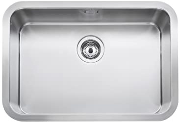 Roca A871701B00 Fregadero 1 Cubeta 700x460x180, Berlin 70, Acero Inox