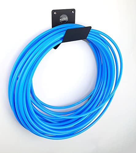 MegaMaxx Pack of 3 Multi-Use Simple Wall Mount Cable Bracket & Hose Pipe Holder - Home, Work, Garage, Office, Workshop, Warehouse, Workspace - Storage, Organising, Tidy, Extension Leads, Power Leads