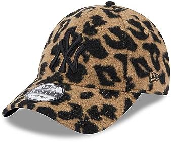 New Era New York Yankees MLB Leopard Camouflage Black 9Forty Adjustable Women Cap