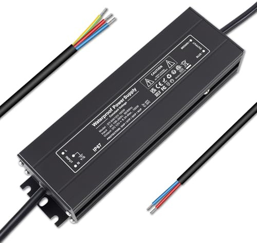 YAYZA! LED Trafo 12V 100W IP67 Wasserdicht Transformator Netzteil Treiber | AC 230V auf DC 12V Adapter ultra Dünn LED Driver Niedervolttrafo Konstantspannung Schaltnetzteil Trafo