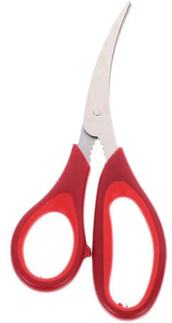 BRIGHTFUFU Forbici Cucina in Acciaio Inox Professionali per Gamberi Impugnatura Ergonomica Resistente per Uso in Cucina e Ristorante per Sgusciare Gamberi e Pulire