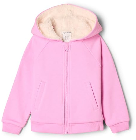 Amazon Essentials x Sofia Grainge Baby - Mädchen Kapuzenpullover mit Reißverschluss, Rosa, 3 Jahre