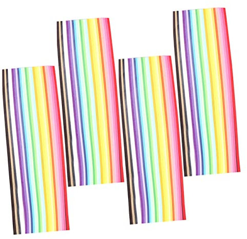 BELLIFFY 2160stücke Bunte Papierstreifen Für Origami Diy Sterne Falten Dekoration Für Und Anlässe Für Kreative Bastelprojekte