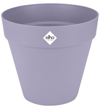 elho loft urban round 30cm flower pot - Lavender Lilac | Ø 28.5 x H 26 cm | Plant Pot Suitable for Outdoor use | 100% Recycled Plastic
