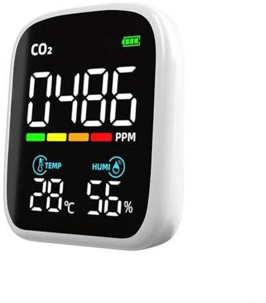 Real Time Air Monitoring Portable WIFI Device for Measuring Carbon Dioxide, Temperature & Humidity (Without WiFi)