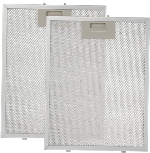 ADOCARN 2pcs Mesh Filters for Kitchen Vent Hood Grease Filter for Range Hood Washable and Reusable Replacement for Cooking Oil Filtration in Kitchen