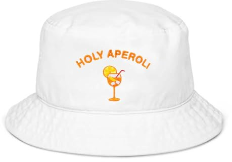 YYSWSAKY Aperol Spritz Hut Aperol Fischerhut Anglerhut Sonnenhut Sommer Buckethut Faltbar Sommer Outdoor Sporthut Unisex Caps Geburtstagsgeschenk zum Angeln Wandern Strandsport Camping