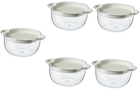 DECHOUS Lot De 5 Paniers Légers Pour Le Lavage Des Légumes Et Des Fruits