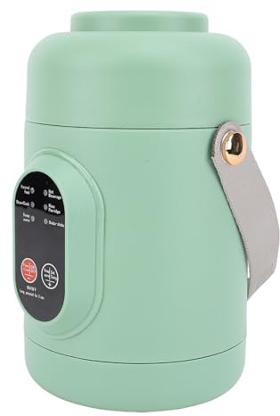 Pyhodi Mini de Pots de Cuisson Silencieux, capacité de 800 Ml, Pot électrique Portable de 500W, Cuisinière Multifonctionnelle avec Réservation de 12 Heures, (Plug UE 220V)