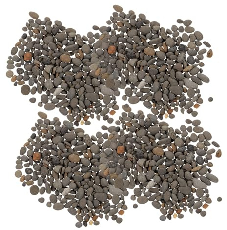 FIXOSHEE Pierres Naturelles Décoratives 2-5 Mm pour Aménagement Micropaysager Rocheux, 50 G, Granulat de Rivière pour Aquarium et Table Décorative, Kit de Matériaux pour Diorama Miniature