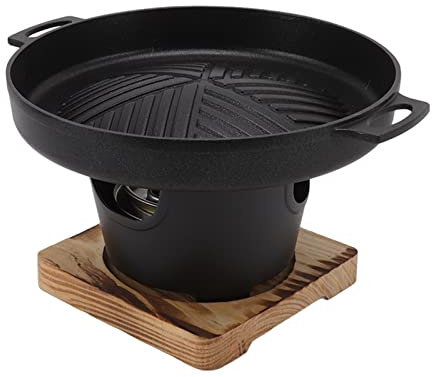 EMUKOEP Kleiner BBQ Grill, Rauchloser Mini BBQ Grill Tragbarer Tischplattengrill Ideal für Kompakträume, Einfach zu Im Freien oder in Innenräumen (HN-BBQ18D)