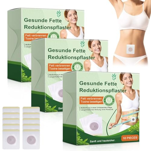 Abnehmpflaster, 30 Stück Abnehmpflaster Fettverbrennung, Abnehmen Schnell Slim Patch Pflaster, Atmungsaktiv und Komfortabel, Natürlichen Kräuterzutaten für Empfindliche Haut