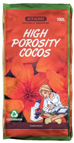 Cocos ad alta porosità - 50 litri di fibra di cocco e perlite - Atami