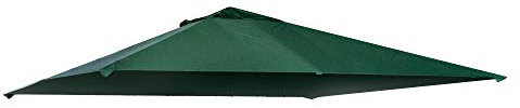 Outsunny Pavillondach für Gartenpavillon ca.3 x 3 m, wasserabweisend, Ersatzdach, Pavillonabdeckung, Sonnenschutz, 8 Wasserabflusslöcher, Polyester, Grün