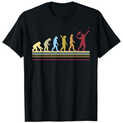 Tennis Player Retro Sport Evolution T-Shirt