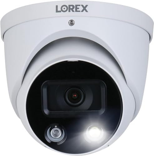 Lorex 4K Ultra HD PoE Outdoor Metal Dome Add-On Security Camera