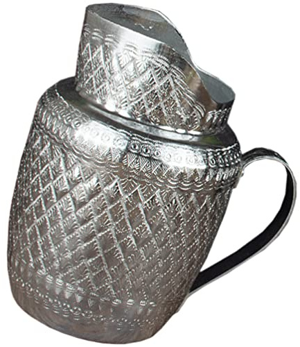 Alipis Carafe Métal Vintage Pour Boissons Chaudes Et Froides Pichet à Thé Et Lait Parfait Pour Maison Fêtes