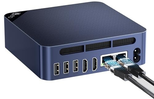 Beelink EQ14 Mini PC, Intel 12th Processor N150 (4C/4T, up to 3.6Ghz), 16G DDR4 500G SSD Mini Computer Windows 11 Home, Dual 2.5G LAN/WiFi 6/BT5.2, 4K Dual Display Desktop Computer