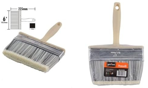 Trade Shop – Brocha de pintura de 6 pulgadas de 225 mm para techos paredes pintorescos 90285 –