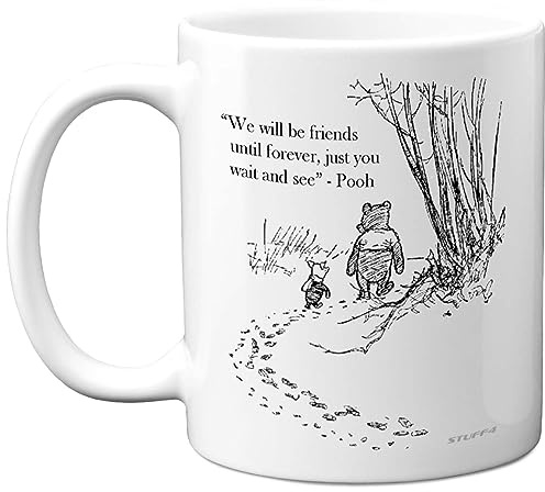 Stuff4 Mug Winnie l'ourson pour homme et femme – My Favourite Day – Cadeau d'anniversaire pour maman, papa, sœur, frère, fille, oncle, tante, grand-père, collègue, 325 ml, passe au lave-vaisselle