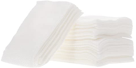 Healeved 2 Sätze Wattepad Kosmetische Accessoires Make-up-entferner-pads Für Damen Make up Pads Abschminkpads Putztuch Bequemer Make-up-entferner-puff Make-up-kissen Vlies Weiß 8 Stück * 2