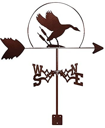 Generic Windfahne, Wetterfahne Traktor Cultivator Indicator de Direction Indicator Edelstahl Wetterfahne (Swan)