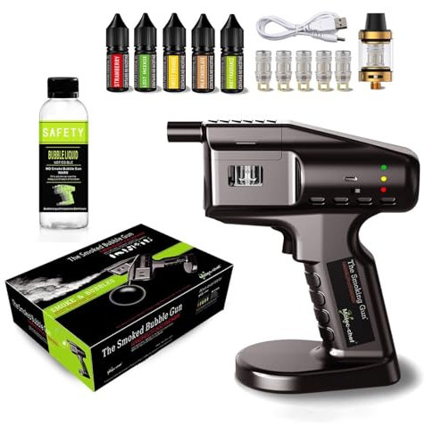 NZVZGKTNTW Cocktail Vapour Kits, Cold Smoke Generators With Accessories,Smoking Guns Food Smokers, Injections For Cocktails, Wine, Cheese, Meat, Etc.