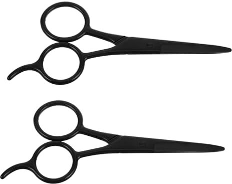 DONFAMDS 2pezzi Forbici Per e Rifinitura Sopracciglia Acciaio Inossidabile Lame Affilate Per Precisione Design Compatte Per Viaggio