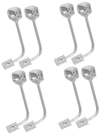 NUOBESTY 4 Paia Supporti Nasali per in Staffe Insertibili Antiscivolo per Naso Sostituzione Resistente e Confortevole per Montature da Sole e