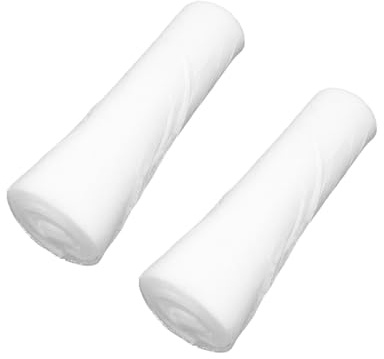 BUGUUYO Filtro Antigrasa para Campana Extractora Papel de Filtro de Cocina Absorbente de Aceite 2 Rollos de 10 M Material No Tejido Resistente Fácil de Cortar y Almacenar para Uso