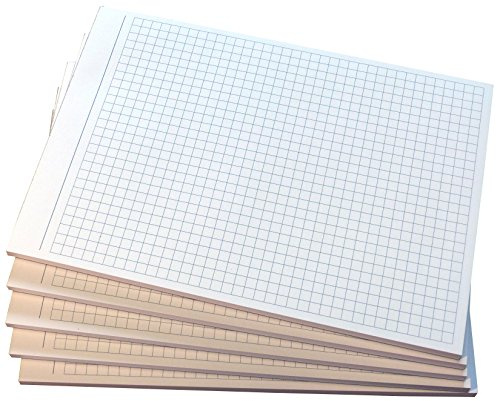 Druckerei Scharlau 8x Notizblocks kariert in Grau - Notizen - 50 Blatt, DIN A5, 50 Blatt, Qualitäts-Offset-Papier 80g/m² (22209)