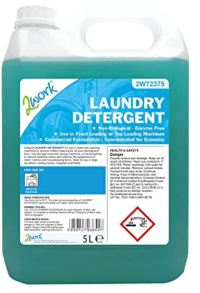 2Work Laundry Detergent Non-Biological Concentrate For Auto-dosing Machines 5 Litre 2W72375