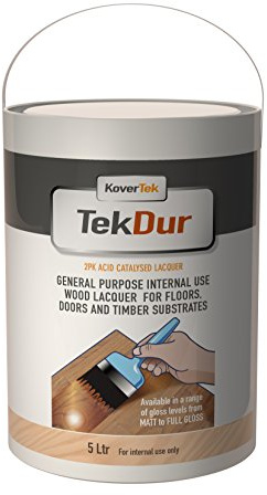 TekDur Acid Catalysed (2k) Wood Lacquer 50% Gloss (Semi Gloss) 5Lt