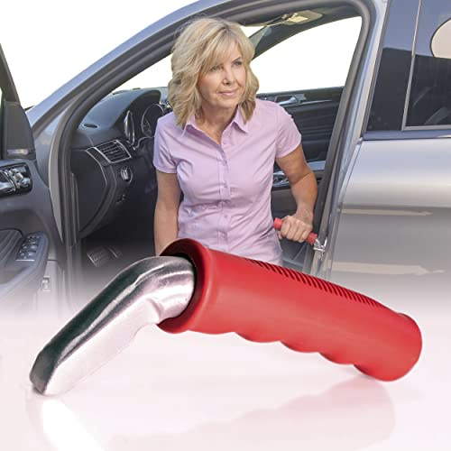 Able Life Auto Cane, tragbarer Fahrzeug-Stützgriff für einfaches Sitzen zum Stehen, Auto-Hilfe, Haltegriff für den täglichen Gebrauch, für Erwachsene, Senioren und ältere Menschen, Rot