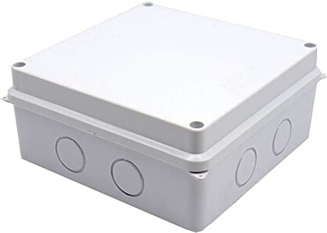 Scatola di giunzione in ABS, custodia per progetti elettrici fai-da-te, impermeabile, per esterni, antipolvere, con connettore IP55, 150 x 150 x 70 mm