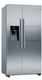 Bosch KAG93AIEP Serie 6 Amerikanischer Side-by-Side Kühlschrank, 178,7 x 90,8 cm, 366L Kühlen & 165L Gefrieren, NoFrost nie wieder abtauen, LED-Beleuchtung gleichmäßige Ausleuchtung