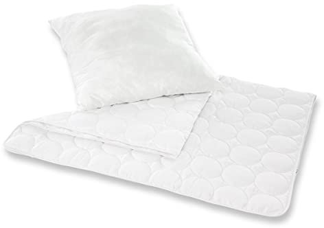 Träumeland SET TENCEL bestes Feuchtigkeitsmanagement für trockenes und hygienisches Schlafklima Decke: 135 x 200 cm, Kissen: 80 x 80 cm