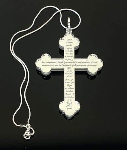 Bilkors backspegelhänge Slibo abun dbashmayo suryoyo slibo kors assyriska syrianska arameic syriac vår fader bön