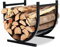 Froadp 44x37x40cm Kaminholzregal Metall Holzlager für Holzscheite Stapelhilfe Brennholzregal Außen Metall-Gestell Holzkörbe Kaminholzständer Feuerholzregal von Feuerholz Brennholz Innen & Außen