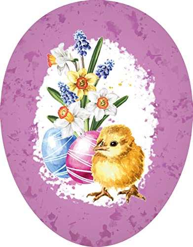 Nestler XXL Osterei zum Befüllen Größe 35 cm - Handgemachte Eier aus Pappe mit Motiv - Liebevolles Ostergeschenk (Osterfest)