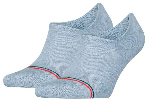 Tommy Hilfiger Unisex Footie Socks, Blue, 9-11 UK