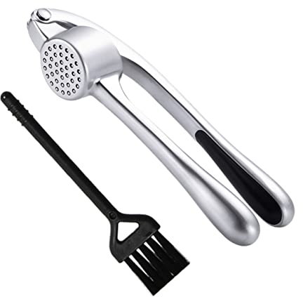 HEMOTON 1satz Handlicher Knoblauchpresser Teilig Mit Bürste Ergonomischem Griff Und Rostbeständigem Material Für Zuhause Und Gastronomie Für Knoblauch Ingwer Und Nüsse