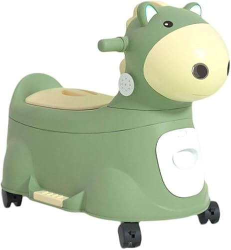 Multifunktionale Kindertoilette, Baby-Töpfchen-Trainingsstuhl, Sitz, Cartoon-Auto mit Riemenscheiben, tragbar