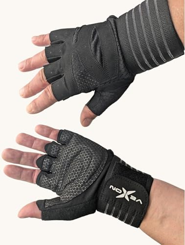 VEXON Gym herrhandskar, gymhandskar för män och kvinnor (X-Large)