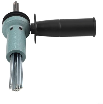 Elektrischer Hammer-Scaler-Adapter für SDS-Schaft, gehärteter legierter Stahl, Rost- und Betonentferner mit 18-Nadel-Technologie, 155 mm x 210 mm
