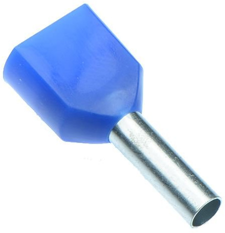 Blu 2,5 mm isolato doppia estremità del cavo – Confezione da 100