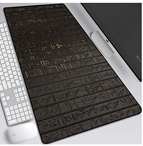 Assassin's Creed Anime Alfombrillas de Ratón - Gaming Mousepad 800x300mm, 3mm Base de Goma Antideslizante, Superfície con Textura Especial, Compatible con ratón láser y óptico, para PC y Laptop, E