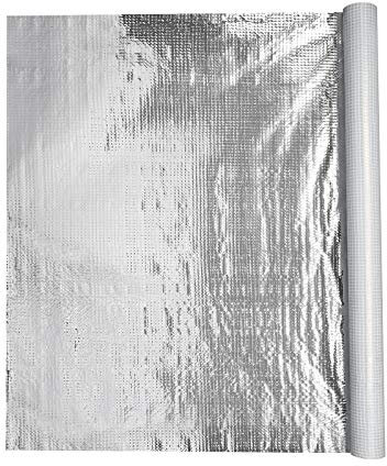 BMD Aluminium Dampfsperrfolie 1,50m x50m (75qm) Dampfbremsfolie für Dächer Dachgeschosse Decken Böden Wände